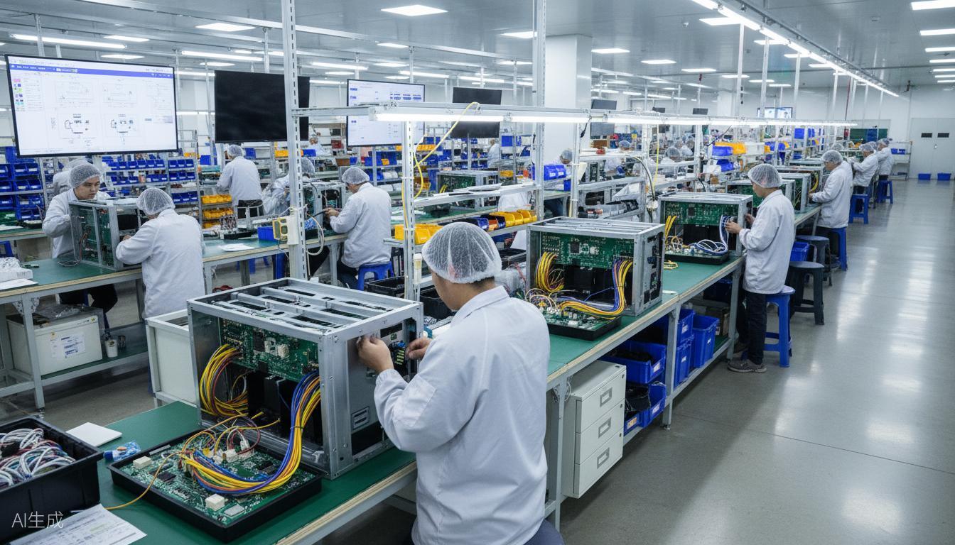 Box build integration connected with PCBA manufacturing