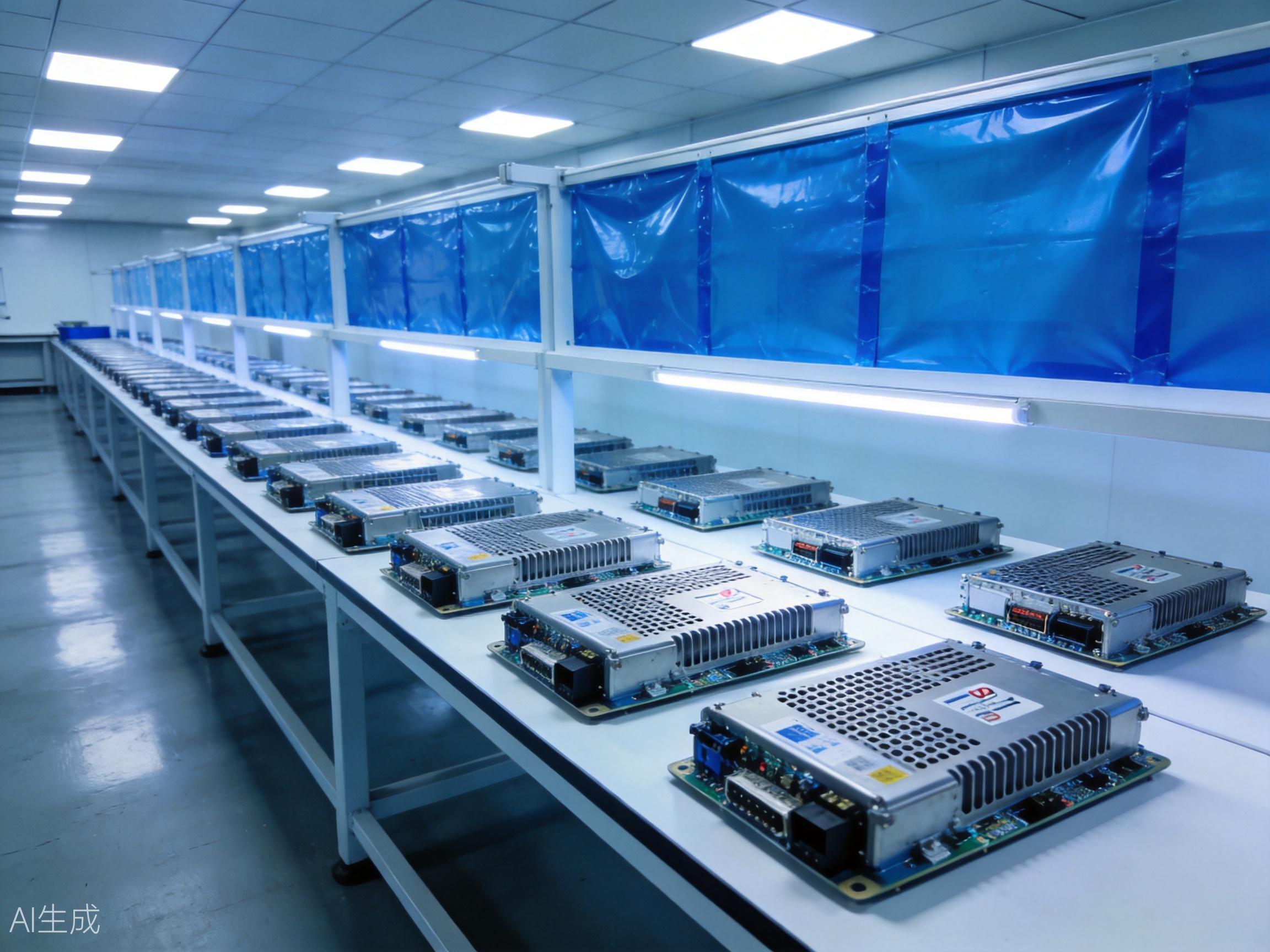 AI computing PCBA with GPU BGA DDR and high density SMT assembly